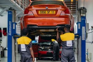Carclub Engineers Working on BMW M Garage